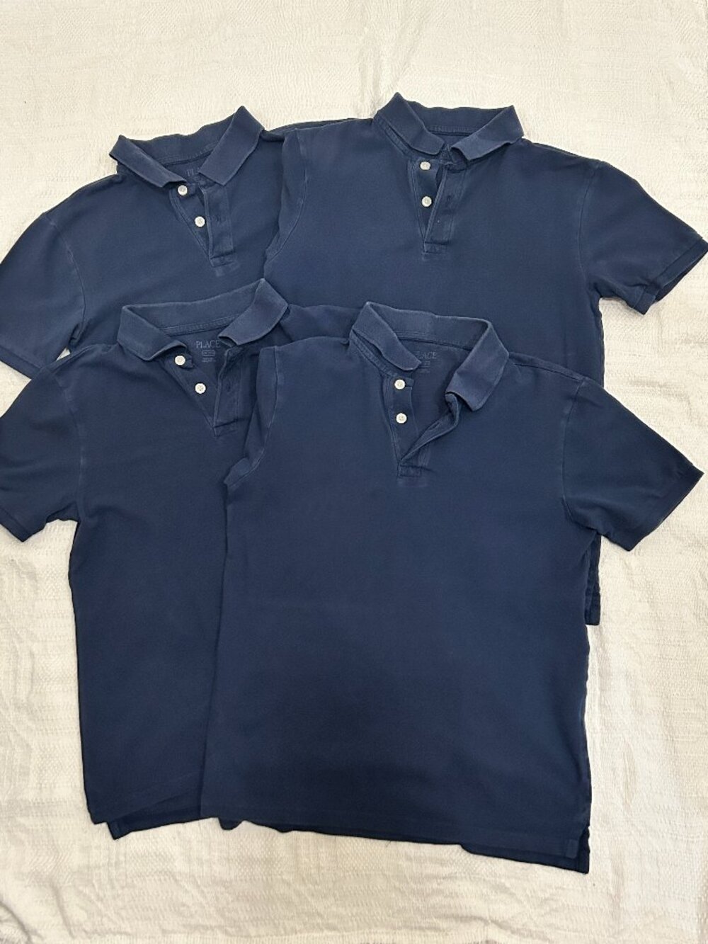 Bundle: (4) Uniform Polo - Size 10/12